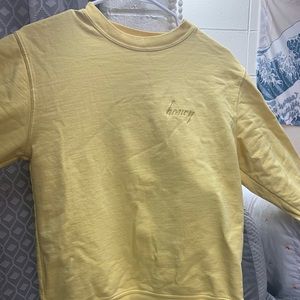 BRANDY MELVILLE “honey” cropped sweatshirt